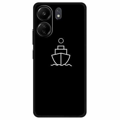 For Xiaomi Redmi 13C 4G / Poco C65 4G Phone Case TPU Back Cover Linear Pattern Printing