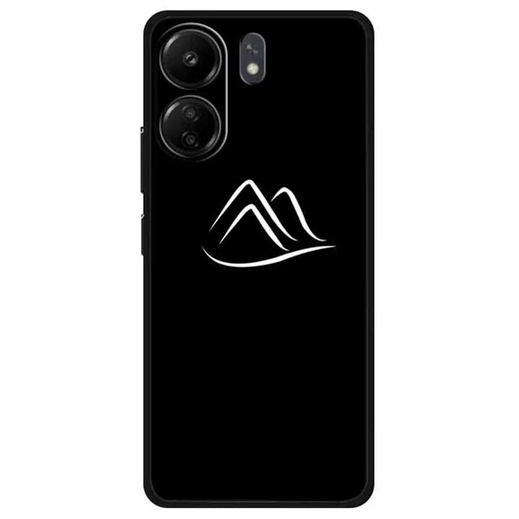 For Xiaomi Redmi 13C 4G / Poco C65 4G Phone Case TPU Back Cover Linear Pattern Printing