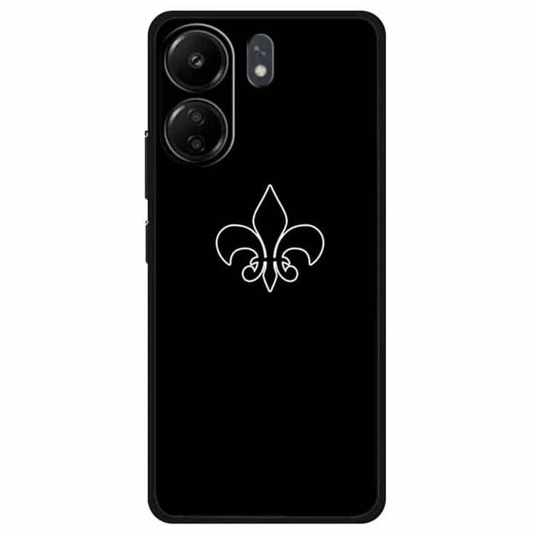 For Xiaomi Redmi 13C 4G / Poco C65 4G Phone Case TPU Back Cover Linear Pattern Printing