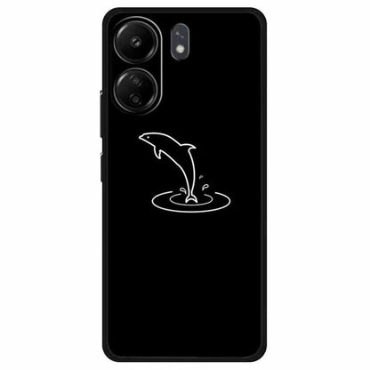 For Xiaomi Redmi 13C 4G / Poco C65 4G Phone Case TPU Back Cover Linear Pattern Printing