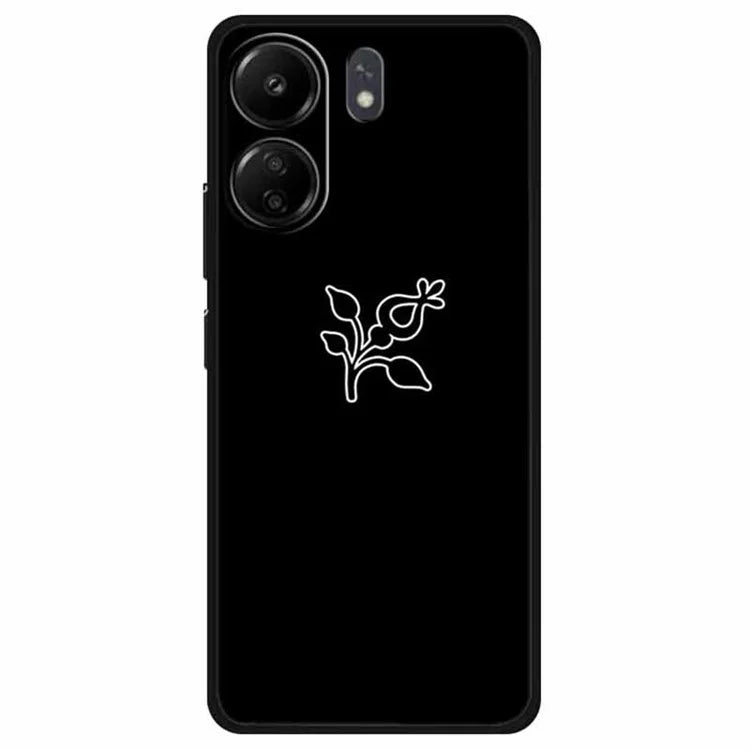 For Xiaomi Redmi 13C 4G / Poco C65 4G Phone Case TPU Back Cover Linear Pattern Printing