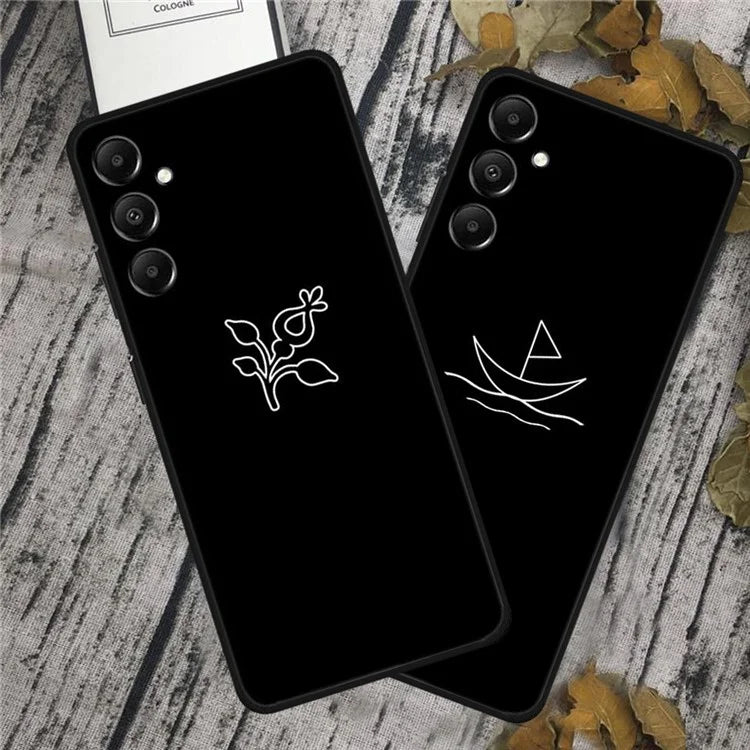 For Samsung Galaxy A05s 4G TPU Case Anti-Drop Linear Pattern Design Phone Cover