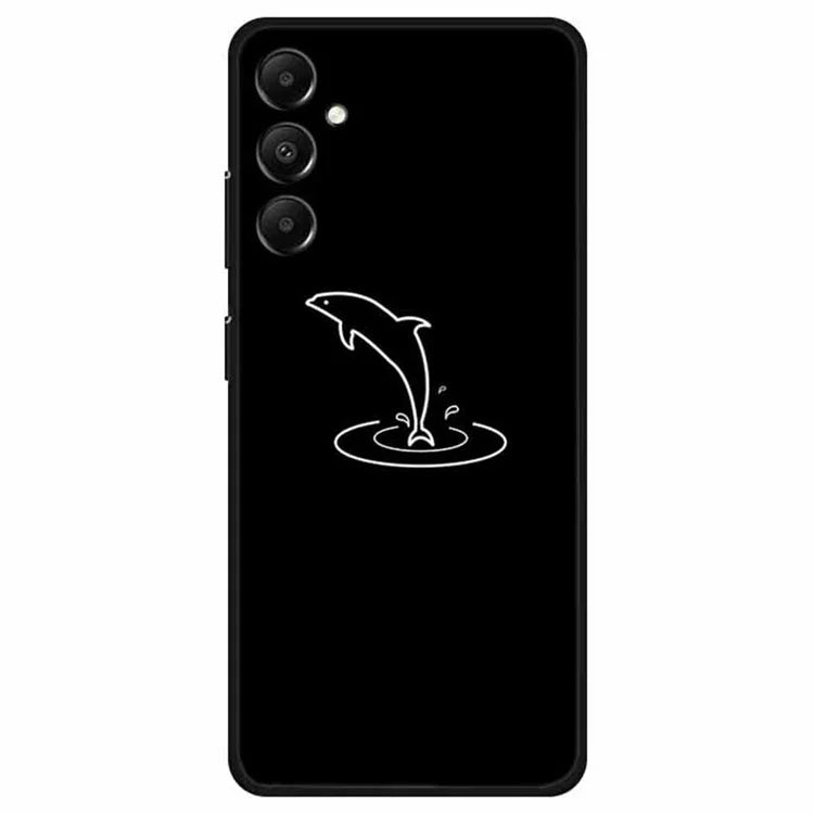 For Samsung Galaxy A05s 4G TPU Case Anti-Drop Linear Pattern Design Phone Cover