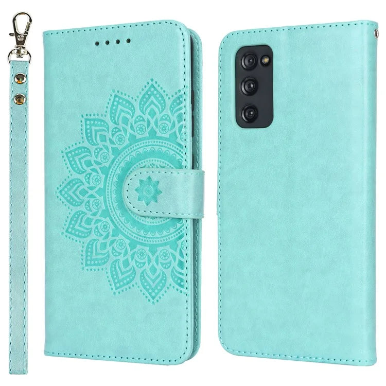For Samsung Galaxy S20 FE 4G / FE 5G / S20 Lite / S20 FE 2022 Case R61 Texture Wallet PU Leather Phone Cover