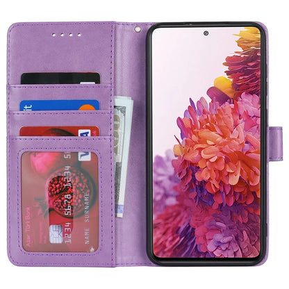 For Samsung Galaxy S20 FE 4G / FE 5G / S20 Lite / S20 FE 2022 Case R61 Texture Wallet PU Leather Phone Cover