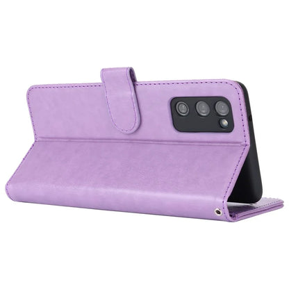 For Samsung Galaxy S20 FE 4G / FE 5G / S20 Lite / S20 FE 2022 Case R61 Texture Wallet PU Leather Phone Cover