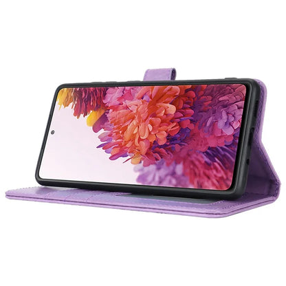 For Samsung Galaxy S20 FE 4G / FE 5G / S20 Lite / S20 FE 2022 Case R61 Texture Wallet PU Leather Phone Cover