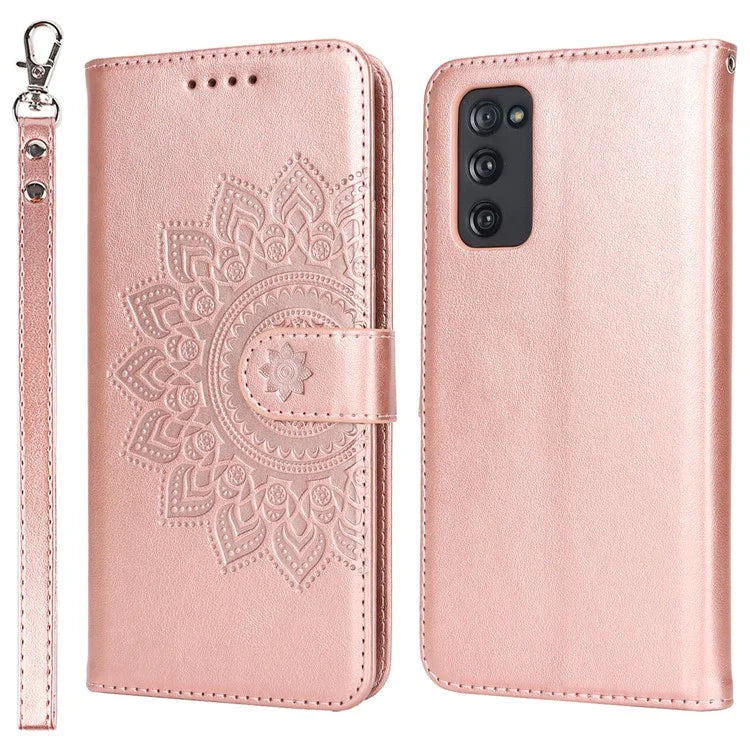For Samsung Galaxy S20 FE 4G / FE 5G / S20 Lite / S20 FE 2022 Case R61 Texture Wallet PU Leather Phone Cover