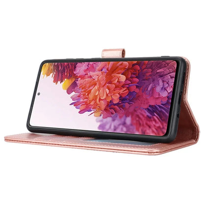 For Samsung Galaxy S20 FE 4G / FE 5G / S20 Lite / S20 FE 2022 Case R61 Texture Wallet PU Leather Phone Cover