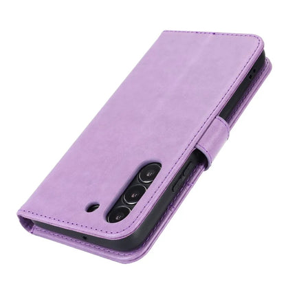 For Samsung Galaxy S22 5G Cell Phone Case R61 Texture PU Leather Wallet Shockproof Cover