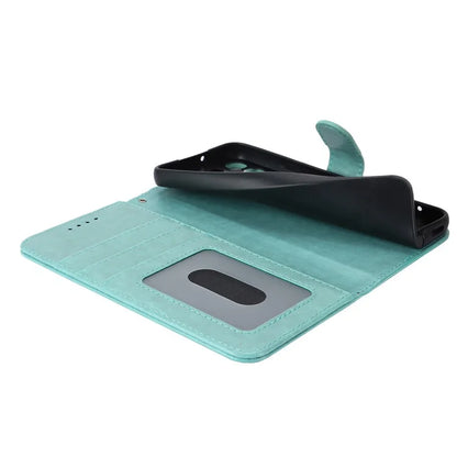 For Samsung Galaxy S22 5G Cell Phone Case R61 Texture PU Leather Wallet Shockproof Cover
