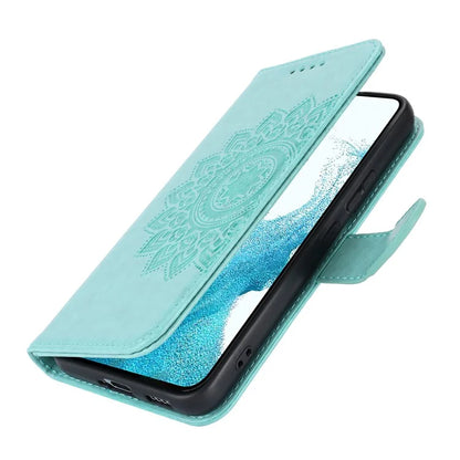 For Samsung Galaxy S22 5G Cell Phone Case R61 Texture PU Leather Wallet Shockproof Cover