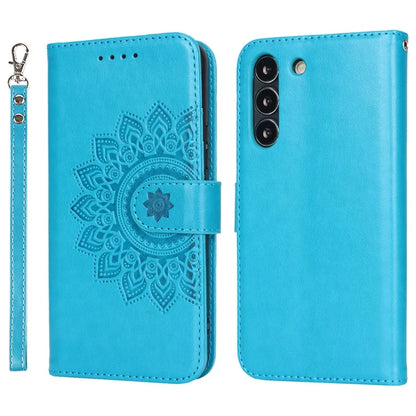 For Samsung Galaxy S22 5G Cell Phone Case R61 Texture PU Leather Wallet Shockproof Cover