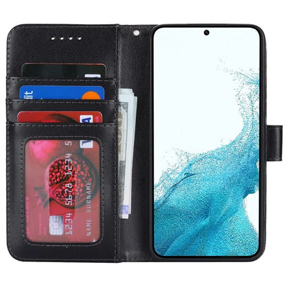 For Samsung Galaxy S22 5G Cell Phone Case R61 Texture PU Leather Wallet Shockproof Cover