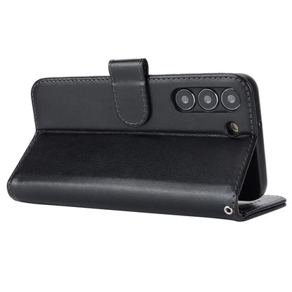 For Samsung Galaxy S22 5G Cell Phone Case R61 Texture PU Leather Wallet Shockproof Cover