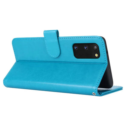 For Samsung Galaxy S20 4G / 5G Cell Phone Case R61 Texture Imprinted Leather Wallet Anti-scratch Cover