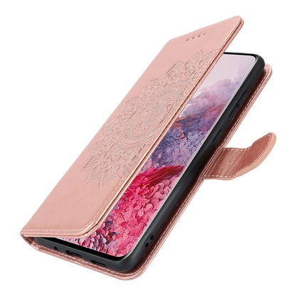 For Samsung Galaxy S20 4G / 5G Cell Phone Case R61 Texture Imprinted Leather Wallet Anti-scratch Cover