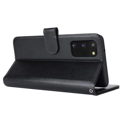 For Samsung Galaxy S20 4G / 5G Cell Phone Case R61 Texture Imprinted Leather Wallet Anti-scratch Cover