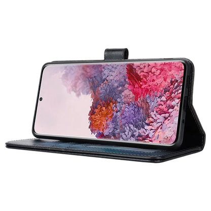 For Samsung Galaxy S20 4G / 5G Cell Phone Case R61 Texture Imprinted Leather Wallet Anti-scratch Cover