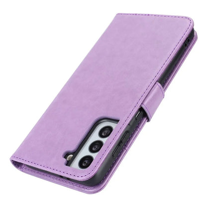 For Samsung Galaxy S21 5G / 4G Cover R61 Texture Leather Stand Shockproof Imprinted Cell Phone Case