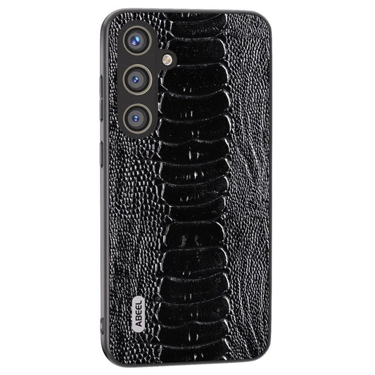 ABEEL For Samsung Galaxy S24+ Phone Case Protective Back Cover Crocodile Texture