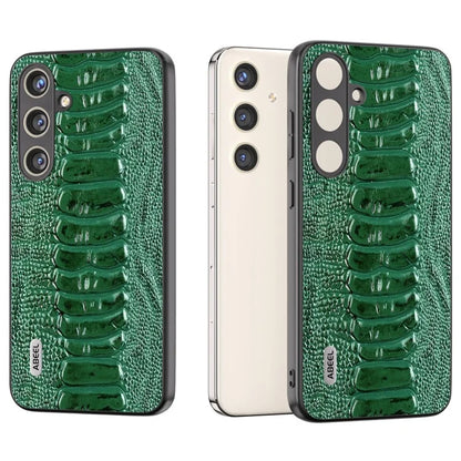 ABEEL For Samsung Galaxy S24+ Phone Case Protective Back Cover Crocodile Texture