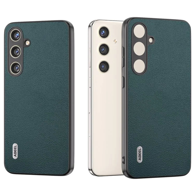 ABEEL For Samsung Galaxy S24 Back Protective Case Litchi Texture Phone Cover
