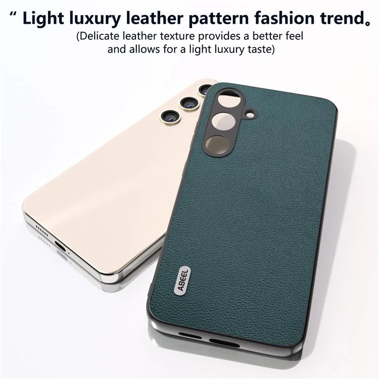 ABEEL For Samsung Galaxy S24 Back Protective Case Litchi Texture Phone Cover