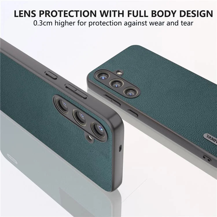 ABEEL For Samsung Galaxy S24 Back Protective Case Litchi Texture Phone Cover