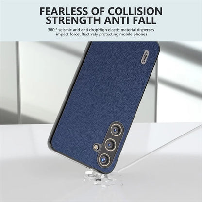 ABEEL For Samsung Galaxy S24 Back Protective Case Litchi Texture Phone Cover