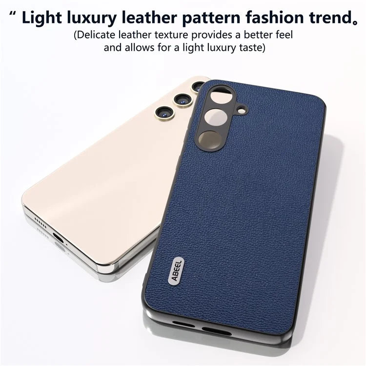ABEEL For Samsung Galaxy S24 Back Protective Case Litchi Texture Phone Cover