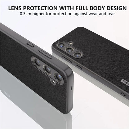 ABEEL For Samsung Galaxy S24 Back Protective Case Litchi Texture Phone Cover