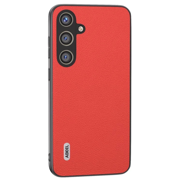 ABEEL For Samsung Galaxy S24 Back Protective Case Litchi Texture Phone Cover