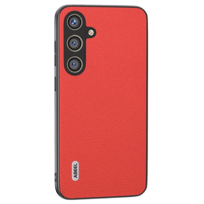 ABEEL For Samsung Galaxy S24 Back Protective Case Litchi Texture Phone Cover