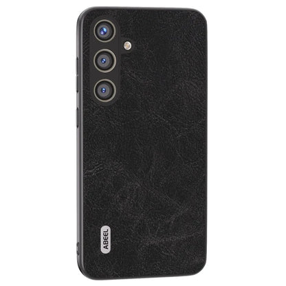 ABEEL For Samsung Galaxy S24 Litchi Texture Phone Case PU Leather+PC+TPU Anti-Scratch Cover