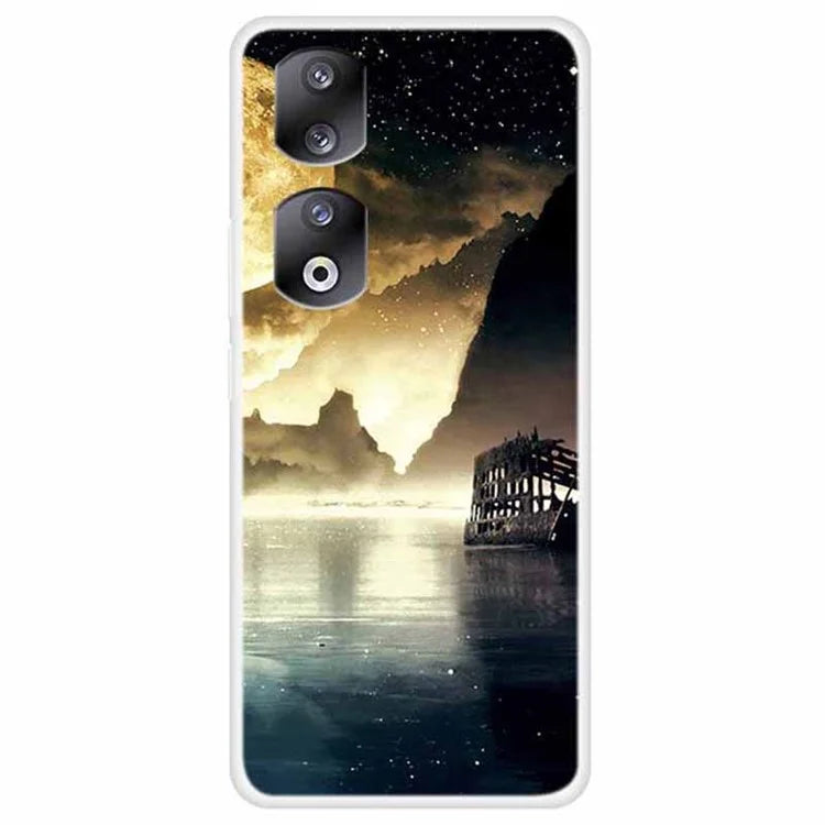 For Honor 90 TPU Case Pattern Design Slim Phone Cover