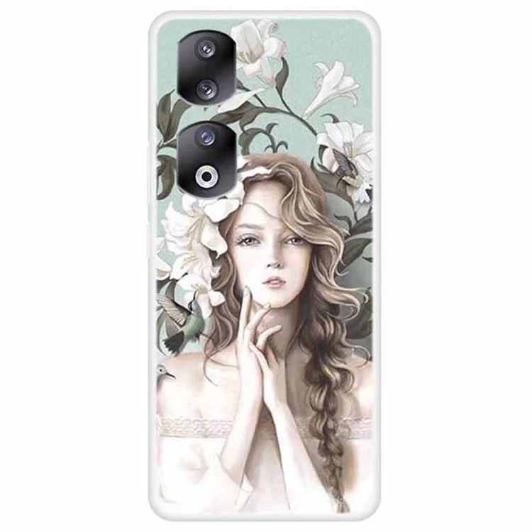 For Honor 90 TPU Case Pattern Design Slim Phone Cover