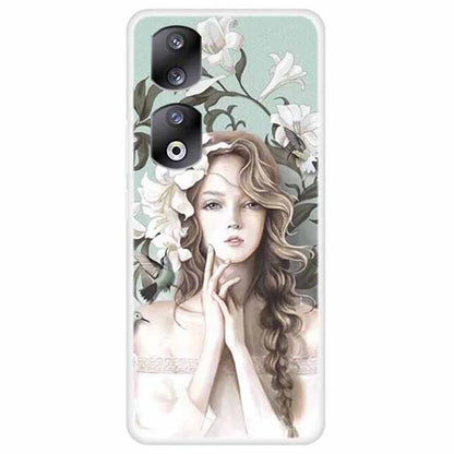 For Honor 90 TPU Case Pattern Design Slim Phone Cover