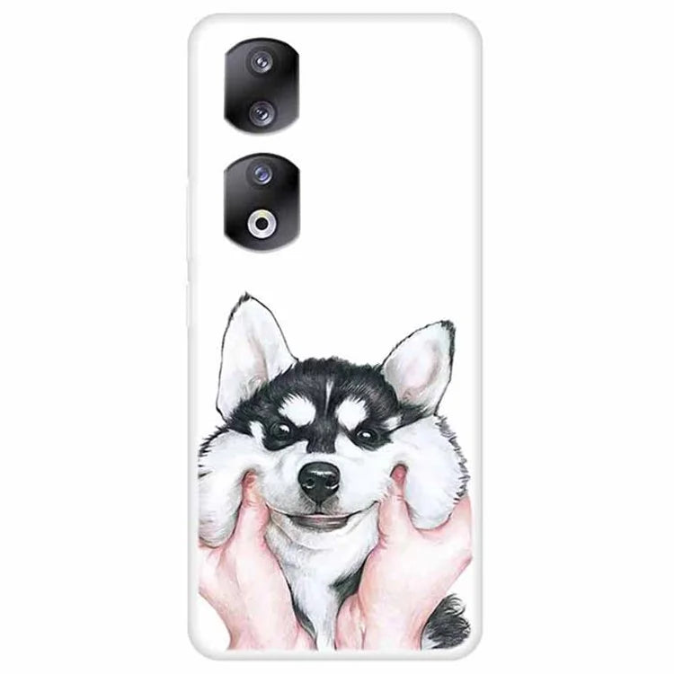 For Honor 90 TPU Case Pattern Design Slim Phone Cover