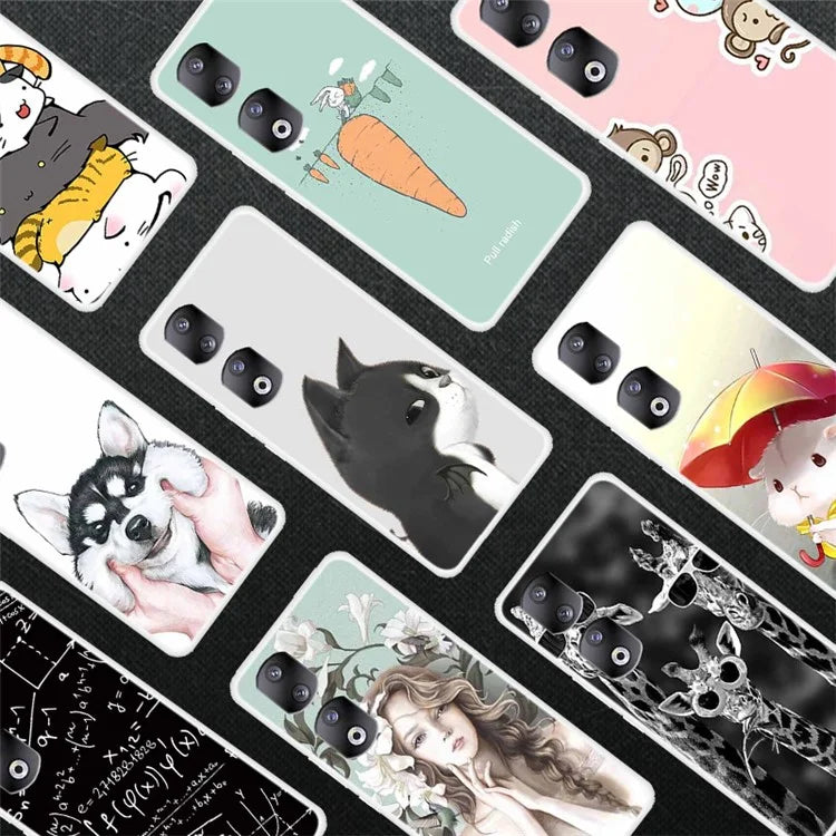 For Honor 90 TPU Case Pattern Design Slim Phone Cover