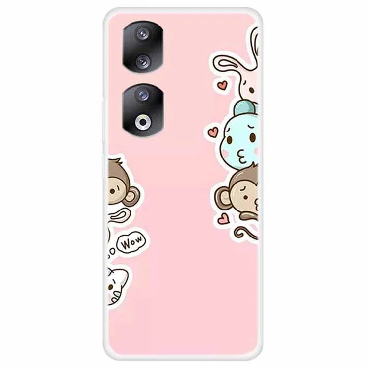 For Honor 90 TPU Case Pattern Design Slim Phone Cover