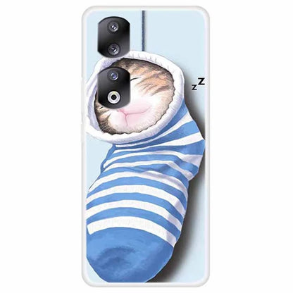 For Honor 90 TPU Case Print Pattern Design Protective Phone Cover