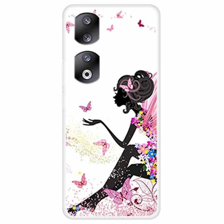 For Honor 90 TPU Case Print Pattern Design Protective Phone Cover