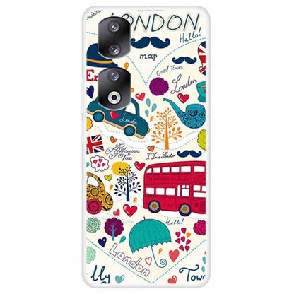 For Honor 90 TPU Case Print Pattern Design Protective Phone Cover