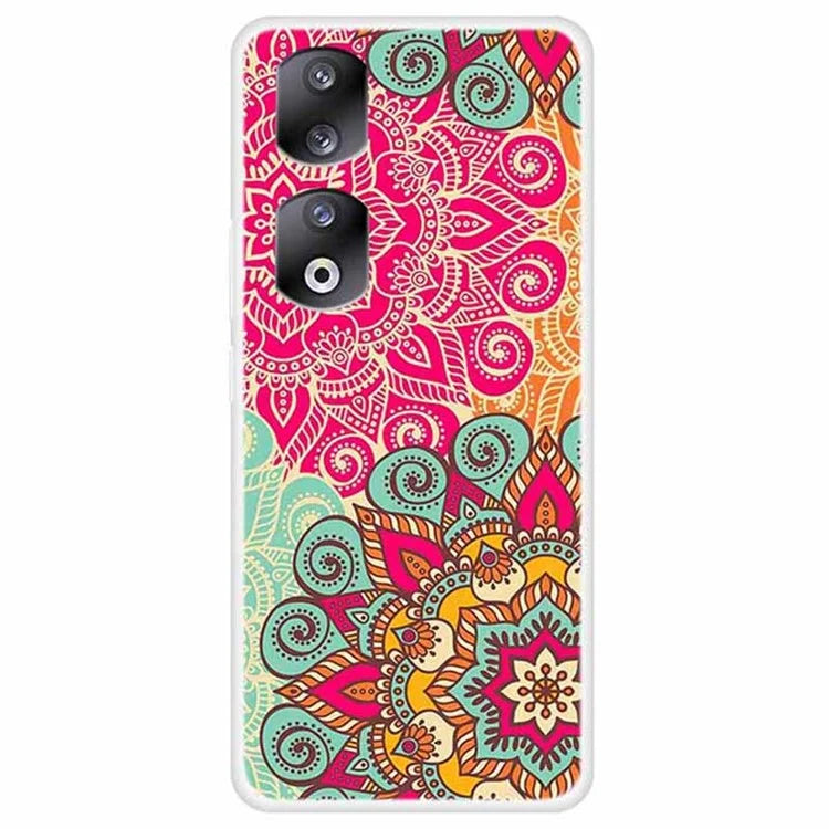 For Honor 90 TPU Case Print Pattern Design Protective Phone Cover