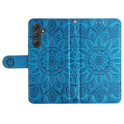 For Samsung Galaxy A55 5G Case Wallet Stand Imprinted PU Leather Phone Cover