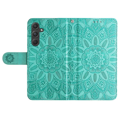For Samsung Galaxy A55 5G Case Wallet Stand Imprinted PU Leather Phone Cover