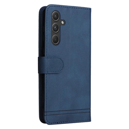 For Samsung Galaxy A55 5G Phone Wallet Case Skin-Friendly Leather Folding Stand Cover