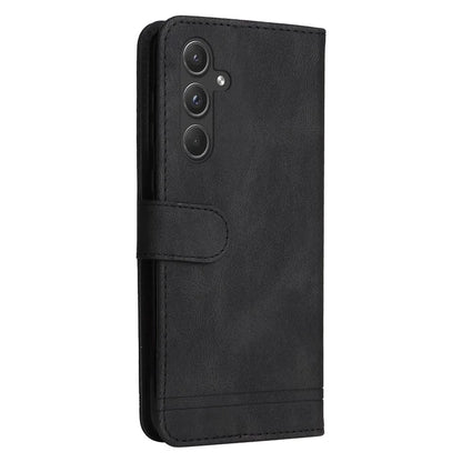 For Samsung Galaxy A55 5G Phone Wallet Case Skin-Friendly Leather Folding Stand Cover