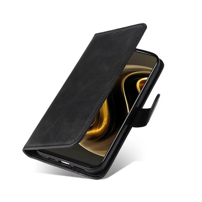 For Huawei Enjoy 70 4G / nova Y72 4G Cell Phone Case Calf Texture PU Leather+TPU Folding Stand Cover